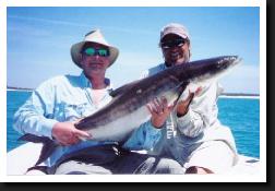 John and Buckey with Cobia Panama City Beach Fishing